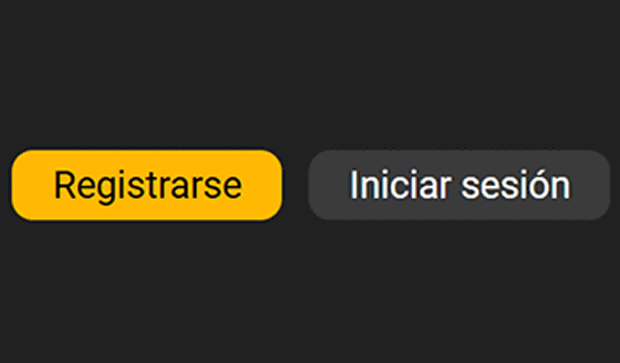 El botón de “Registrarse” El botón de “Registrarse”